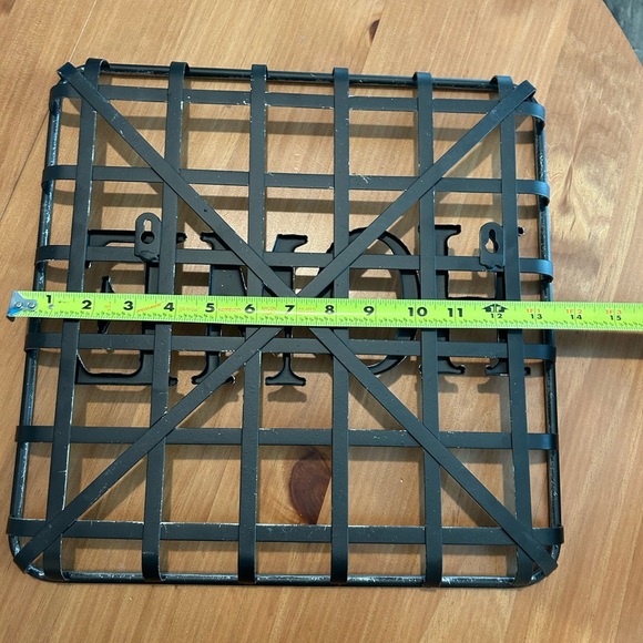 Metal “Home” sign white wording. Farmhouse style. - Picture 3 of 8